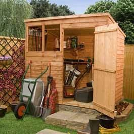 7' x 5' Billyoh Classic Overlap Pent Wooden Shed